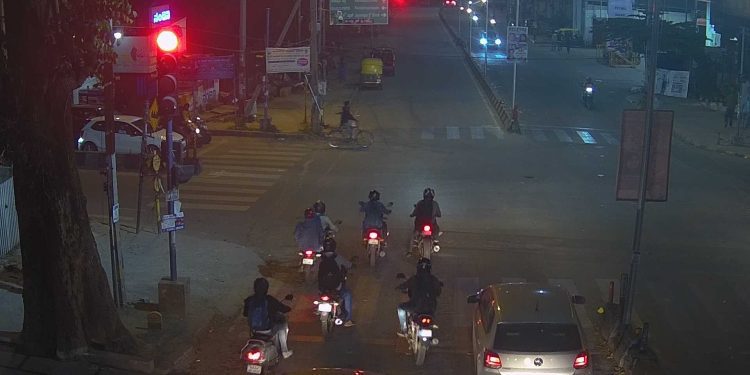 Bengaluru Traffic Police Artificial Intelligence Camera (photo - twitter)