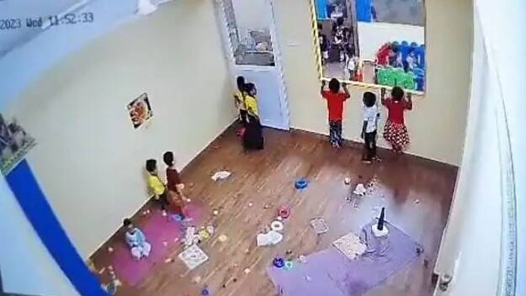 The shocking attack on a girl child by a young boy while the carers remained unaware.