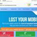 CEIR website recover lost or stolen mobile phone police complaint block mobile in cier website report cier how to report cier
