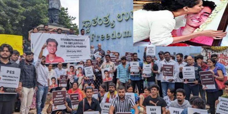 Parents of aditya prabhu justice freedom park bengaluru pes university