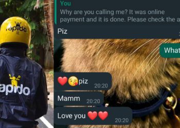 rapido driver masturbated sent a love you message on whatsapp to athira purushothaman mobile bengaluru tweet