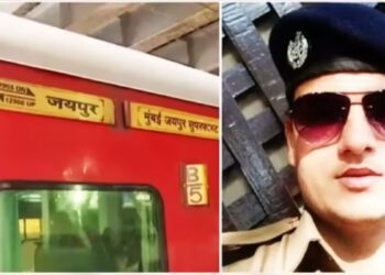 RPF Chetan Singh gunshot senior Officers and killed four passengers on a train Mumbai to Jaipur railway police force gun shot