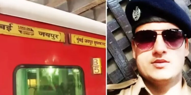 RPF Chetan Singh gunshot senior Officers and killed four passengers on a train Mumbai to Jaipur railway police force gun shot